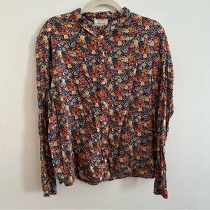Sezane Floral Printed Blouse